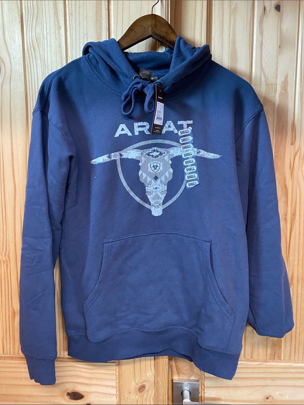 ARIAT M’s Navy Graphic Pullover Hoodie